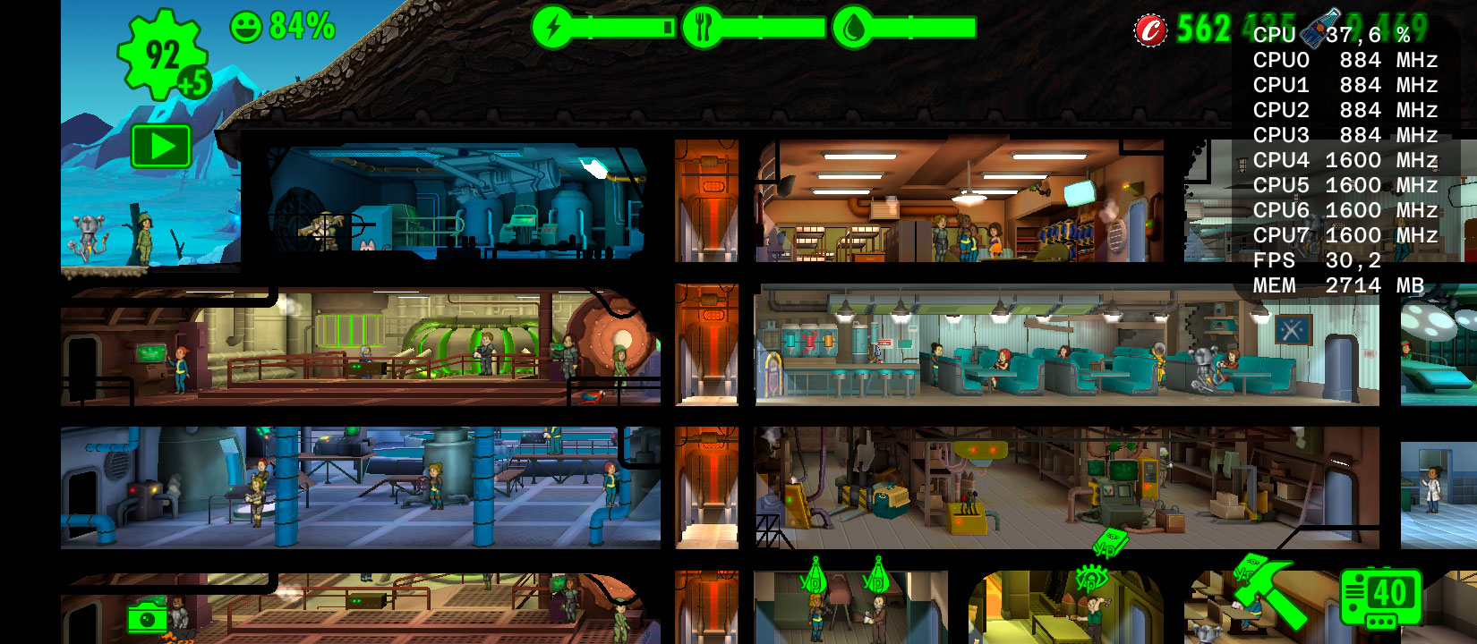 RedmiA3x Fallout Shelter 30 FPS